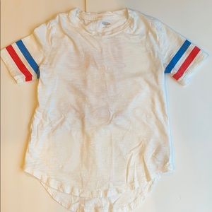 Old Navy Sun Drenched White Short Sleeve Size 8